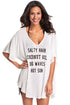 Sexy Cheeky Letter Print Summer Cover up
